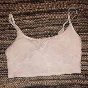 Aerie white bathing suit top